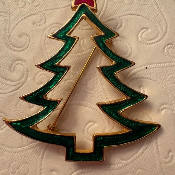 Vintage Christmas jewelry pins - Picture 6 of 8